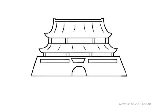 故宫儿童画怎么画 故宫简笔画画法