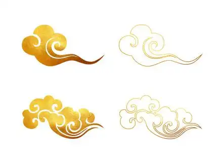 传统图案边框纹理祥云灯笼装饰线条psd背景素材更多中国风底纹素材 >>