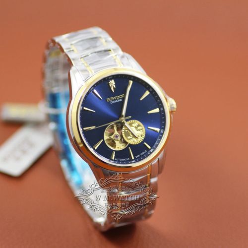 金表宝舵手表男表机械表牛气冲天gg008足金真钻女国产腕表