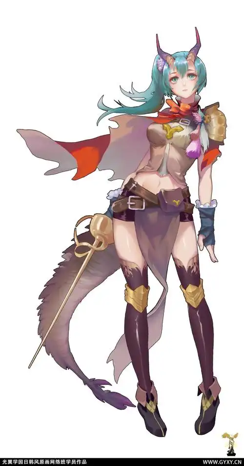 光翼学园:http://weibo.com/gyxycn cg 插画 厚涂