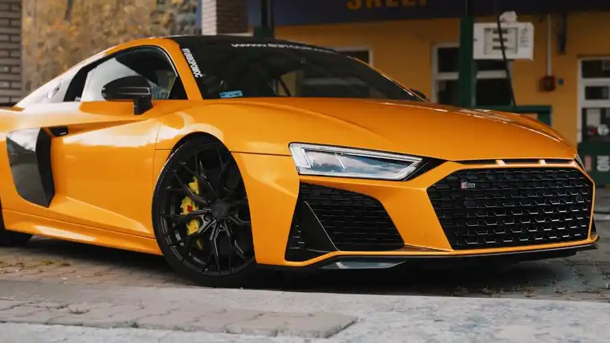 【4000g全系列豪车跑车超高清4k视频素材合集】2020 audi r8 v10