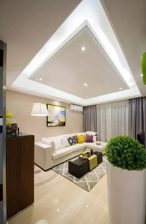 70平方小户型客厅吊顶装修图_装信通网效果图