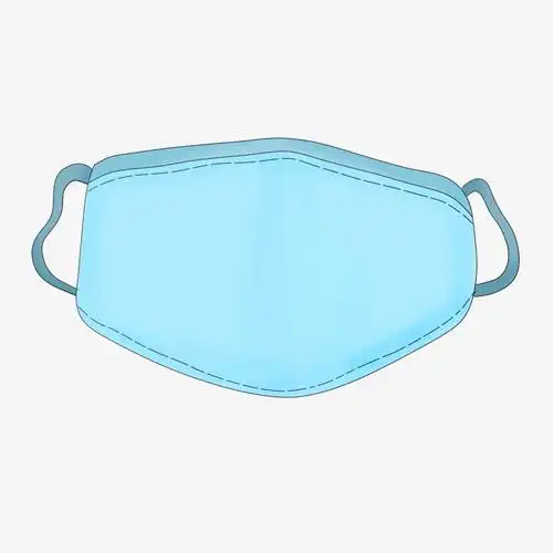 手绘卡通口罩素材