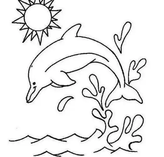 海洋简笔画 海洋简笔画图片大全