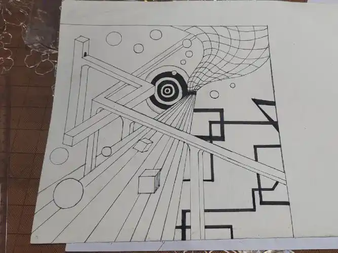 矛盾空间立体构成作业