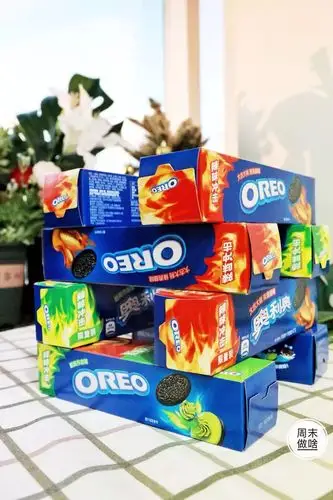 超级网红奥利奥新口味,芥末&辣鸡翅口味大测评!_饼干