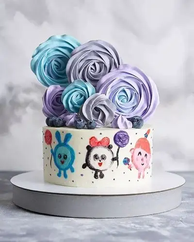 蛋白糖蛋糕装饰一点都不难抓住关键点你也是装饰蛋糕高手了