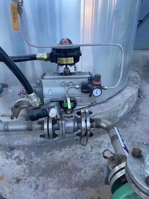 气动浮动式球阀安装调试