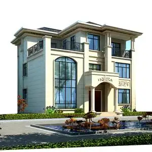 gc3206三层欧式别墅设计图纸全套新农村自建房简约楼房房屋户型图