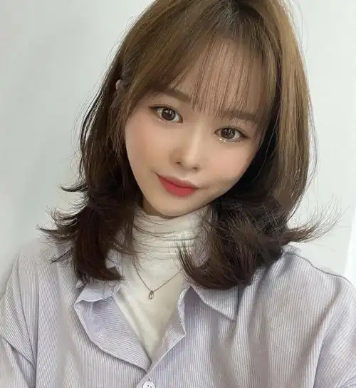 温柔优雅气质锁骨发发尾内扣