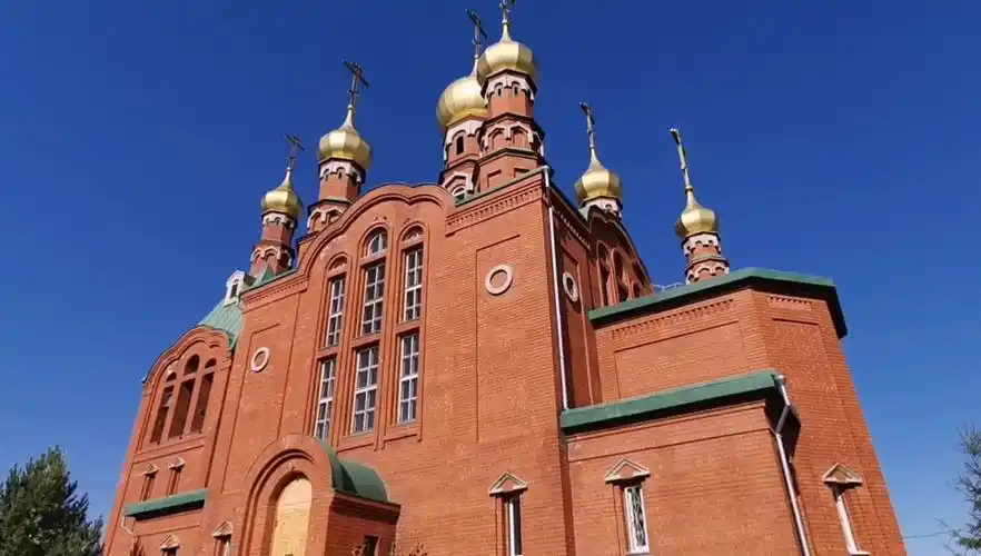 俄罗斯远东区红石市最大的东正教堂