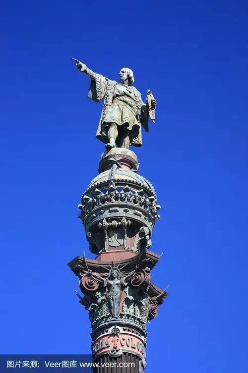 克里斯托弗·哥伦布雕像,巴塞罗那(西班牙)