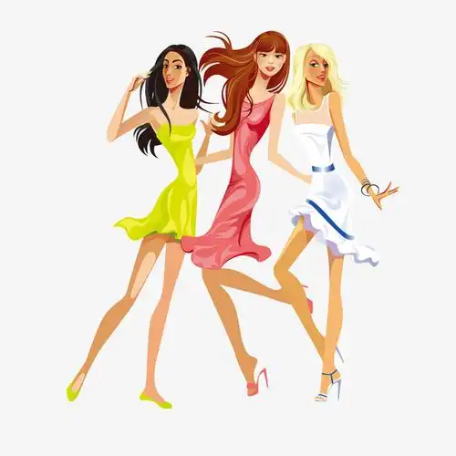 关键词 : 女人,人物,穿裙子的女人,矢量图,装饰,装饰画