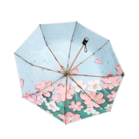 美度(maydu)防晒遮阳伞防紫外线女折叠雨伞两用加大加固防风太阳伞m61