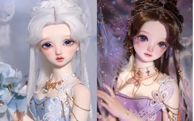 【bjd开箱】ae织梦精灵到家啦!裸娃无妆,娃恐慎入哦|白桃&普肌对比