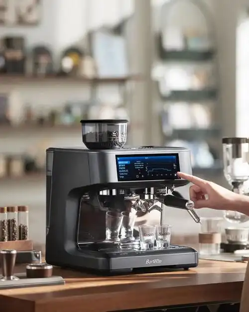 自由玩家新宠,百胜图智控研磨一体咖啡机,专业,智能一机兼顾