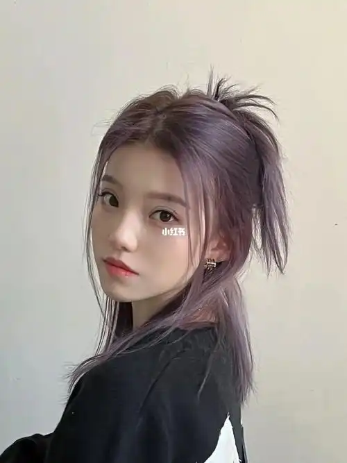 掉色后都好看的奶茶紫灰色秋冬发色分享