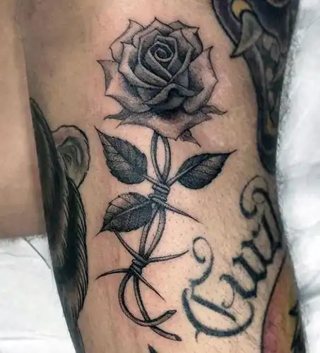 陈旧复古味道的欧美风格纹身school气质非凡耐人寻味