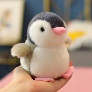 日系小企鹅公仔毛绒玩具可爱挂件会叫玩偶娃娃小号女孩生日礼物女