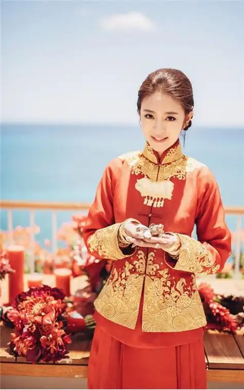 秀禾服婚纱照图片大全