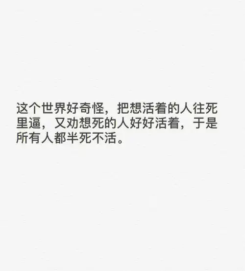 嘲讽性极强却又极度现实的句子