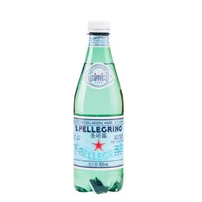 spellegrino圣培露天然矿泉水气泡水意大利水含气500ml24瓶整箱