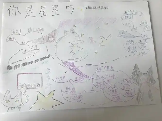 文魁大脑青少年思维导图张幸纾第九幅你是星星吗