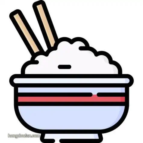 米饭简笔画图片五色糯米饭简笔画图片