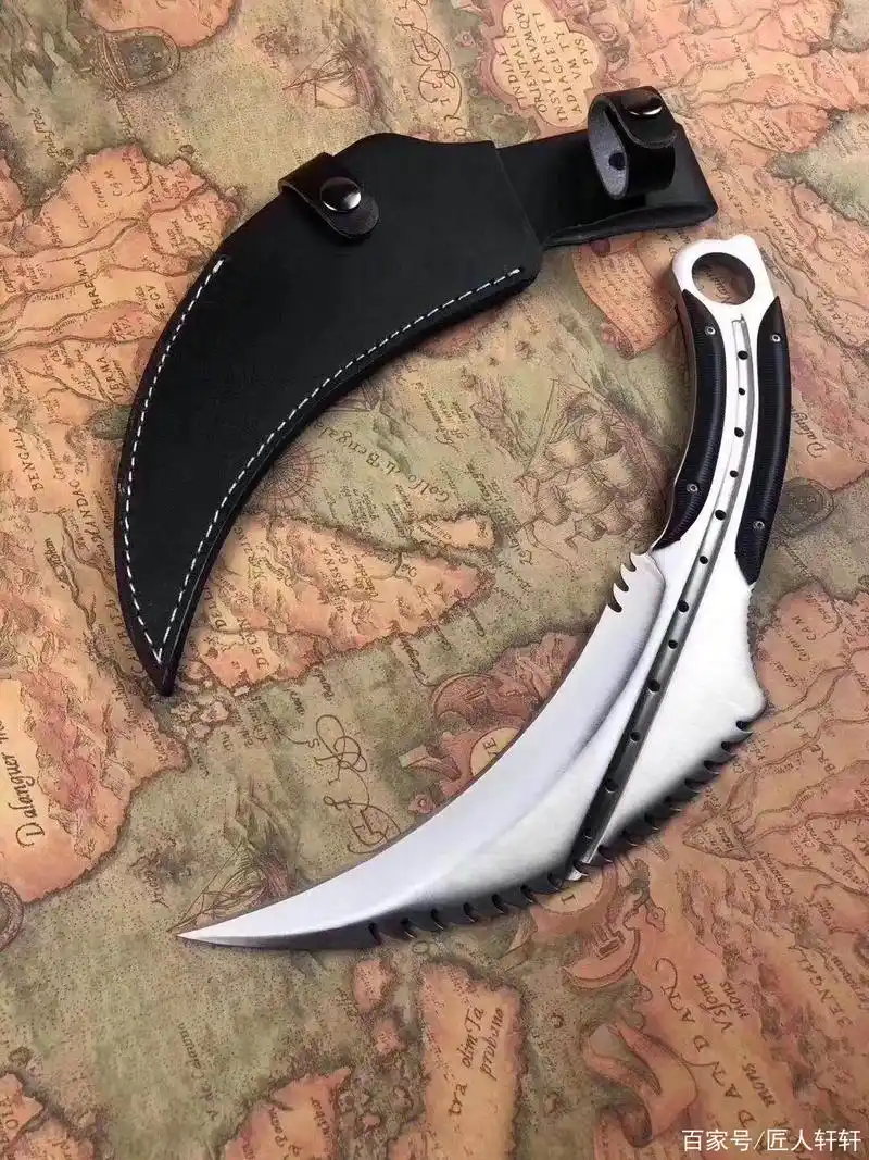 爪刀-征服者,一体锻打,开槽带背齿