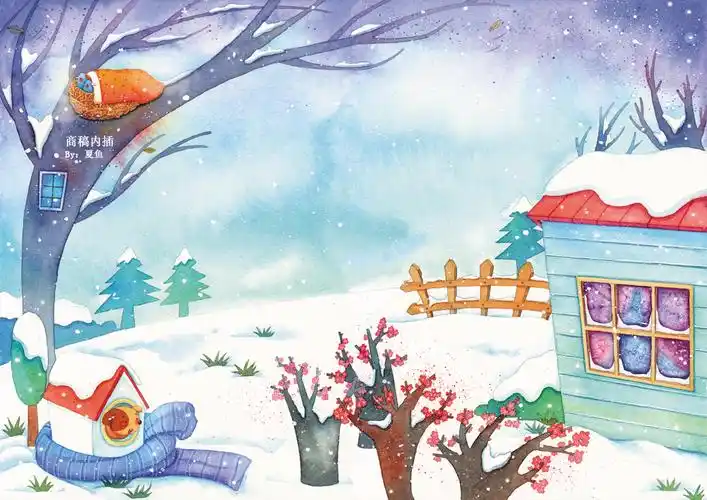 儿童插画,手绘水彩 - 堆糖,美图壁纸兴趣社区