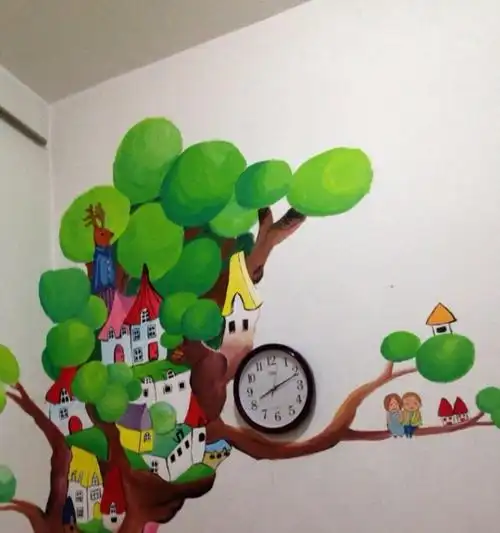 手绘墙,卧室墙,大型壁画