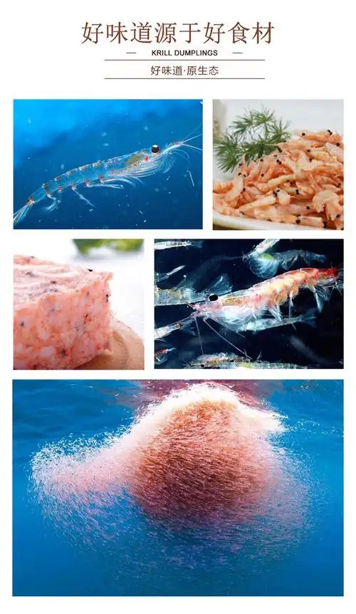 南极磷虾水饺 新鲜速冻 营养馅大