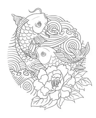 陪孩子一起手工制作鱼,年年有 鱼年年有余年画图片简笔画 年年有鱼