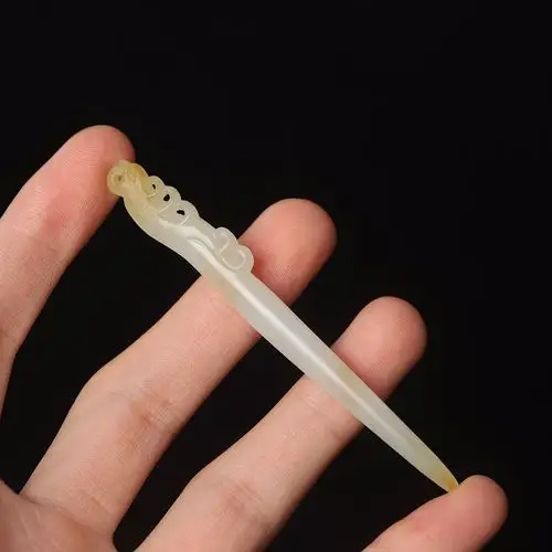 和田玉玉雕 【优选】有凤来仪 发簪