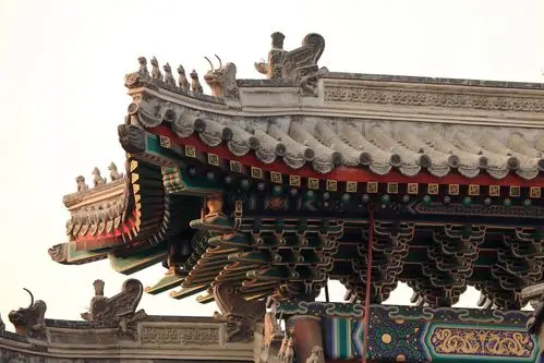 《昂首眺望——柱头科斗拱》   密云区古北口镇  古代建筑斗拱的一