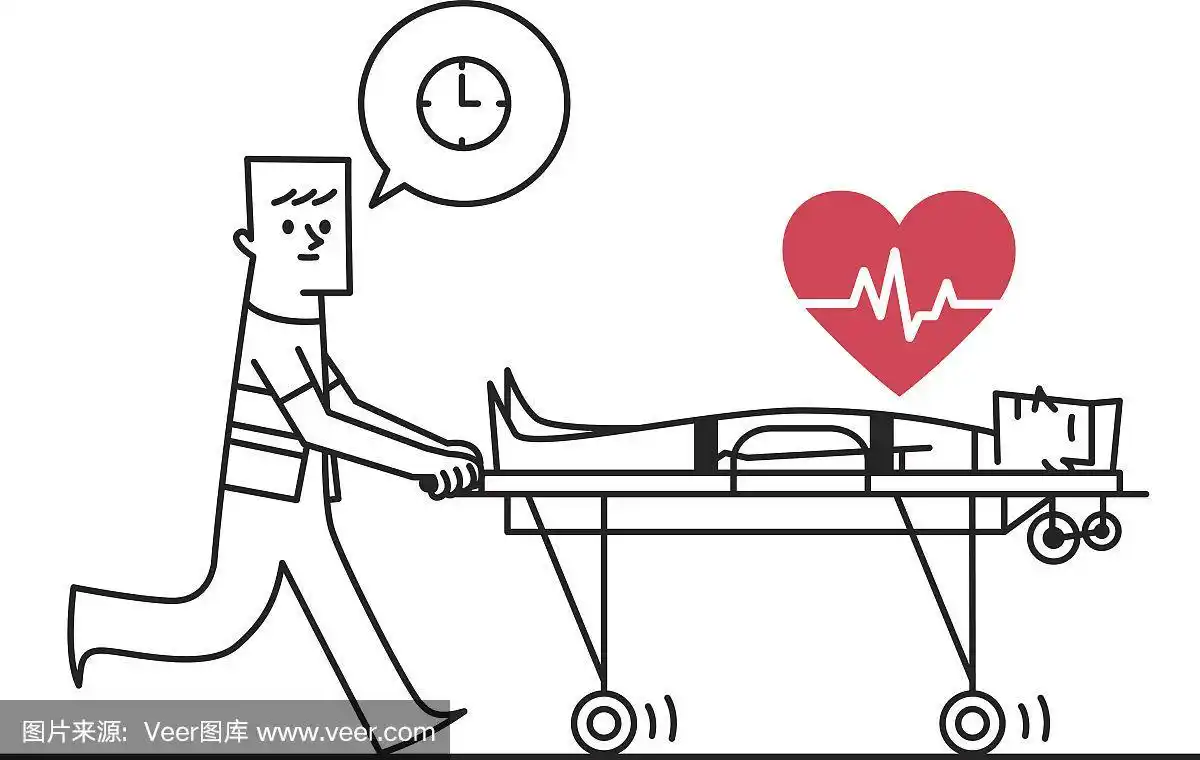 担架,计算机图标,男人,专业人员,药