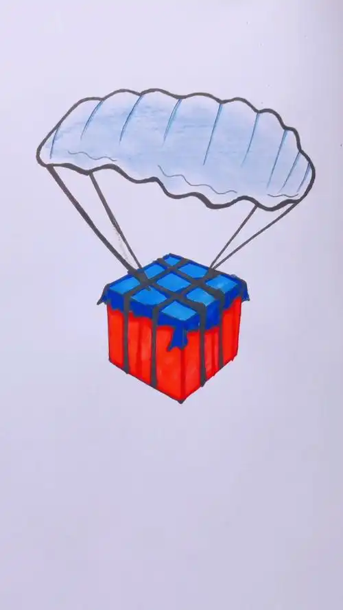 绝地求生吃鸡手绘:请用一句话总结这只空投.