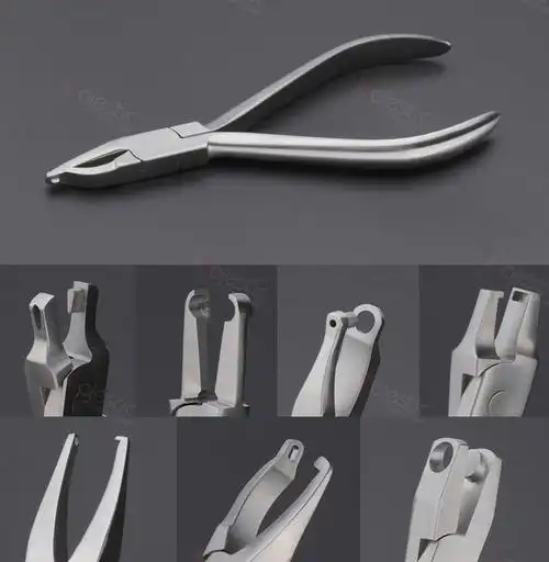 牙科隐形正畸工具技工钳子热成形钳口腔专用矫治器械材料1水平钳水平