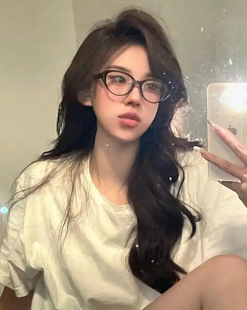 戴眼镜发型.|发型|眼镜_新浪新闻