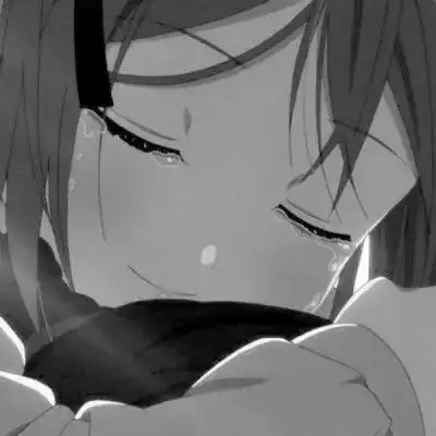 伤感落寞动漫女孩头像-伤心无助的女孩头像_女生头像_美头网