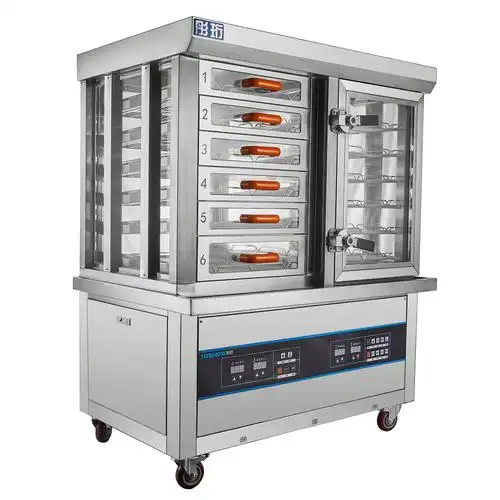 一体机蒸包保温柜  门店早餐加热展示箱 不锈钢厂家制作