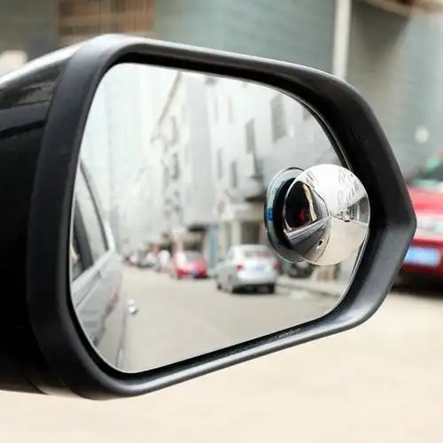 定制汽车车载高清无边可调节小圆镜盲点镜倒车小圆镜广角镜汽车专用后