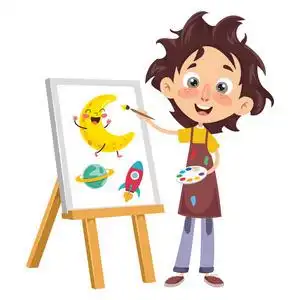 学生动物绘画图片-学生动物绘画素材-学生动物绘画插画-摄图新视界