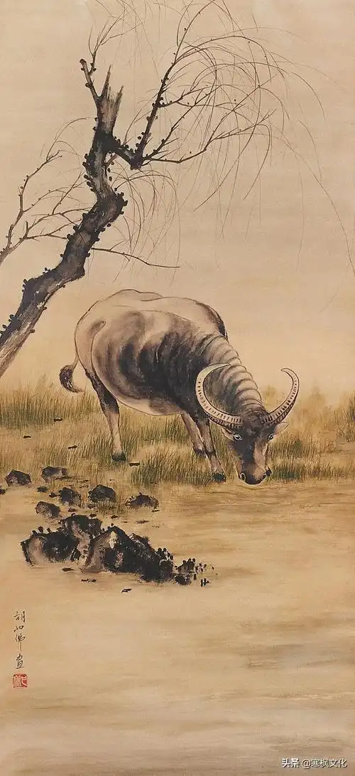 当代12位名家画牛技艺炉火纯青画风清雅秀丽