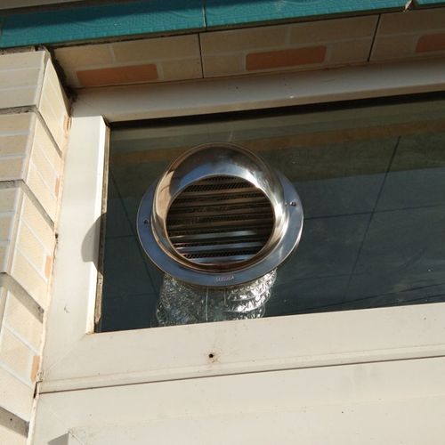 304不锈钢风帽外墙出风口通风罩防雨帽管油烟机排烟管罩透气帽70mm304