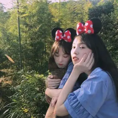 女生闺蜜头像真人两张 霸气新款闺蜜二人头像