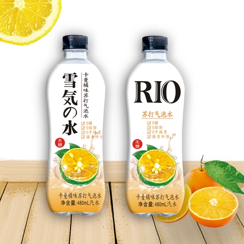 rio卡曼橘味苏打气泡水箱装专车配送