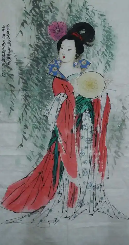 人物写意画家袁大安