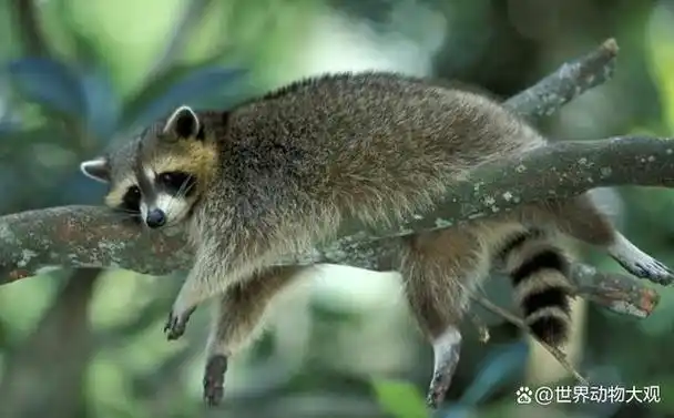 北美洲哺乳动物,它尾巴可以作为传递信息的工具,属于独居动物