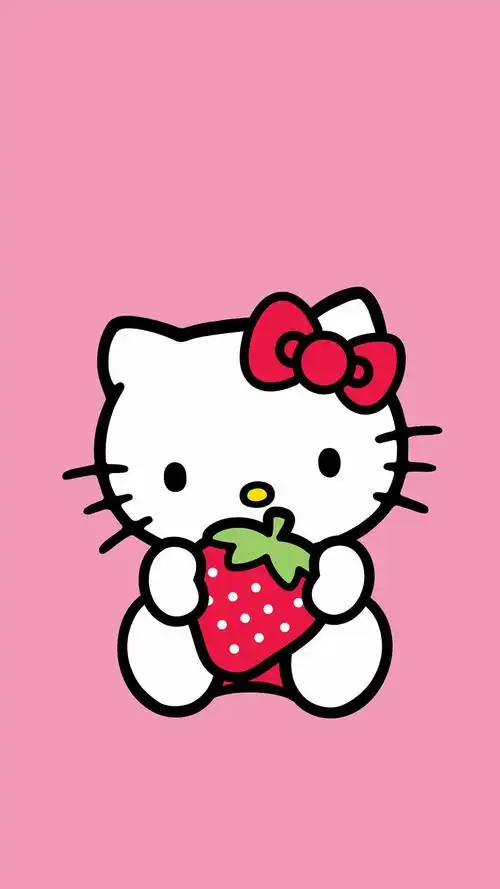 可爱卡通hello kitty高清图片手机壁纸